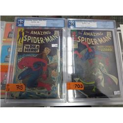 2 Graded "Amazing Spiderman" comics
