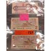 Image 1 : 3 CDN $2 bills in (2 in sequence)