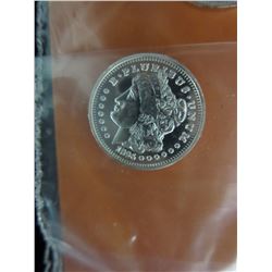4 x .999 Silver 2015 Morgan Head art rounds