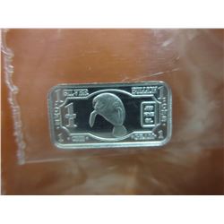 4 x .999 Silver 2015 Platypus 1 Gram Art Rounds