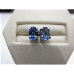 Brand new - 1.0 CTW Tanzanite stud earrings