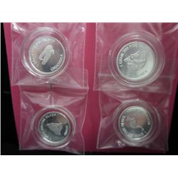 4 x .999 Silver 1 Gram Rounds - only 1000 minted