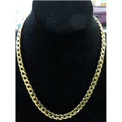 Man's Gold clad link necklace