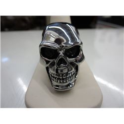 Stainless Steel large skull bikers' ring