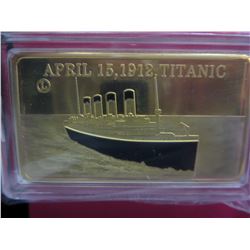 Mint & sealed  -Titanic Victims Memorial bar