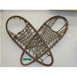 Pair of vintage snowshoes
