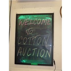2 New electronic florescent boards