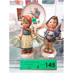 2 Vintage Hummel/Goebel figurines