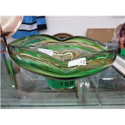 Superb 1960's art glass bowl