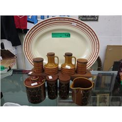 Vintage - Susie Cooper platter & Hornsea pieces