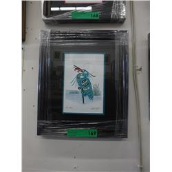 Framed Richard Shorty print "Green Heron"