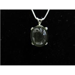 Solitaire 12.58 CT Lemon Quartz Pendant