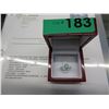 Image 2 : Custom made Emerald ring - 6 claw oval cut .89 CT