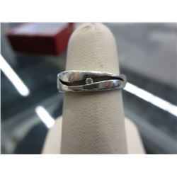 .925 Silver - Estate Diamond solitaire ring