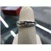 Image 1 : .925 Silver - Estate Diamond solitaire ring