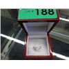 Image 2 : .925 Silver - Estate Diamond solitaire ring