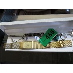 Vintage Wittnauer watch and other jewelry