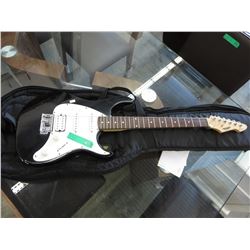 Peavex electric guitar with case
