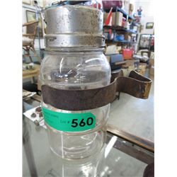 Vintage glass Nabob coffee dispenser