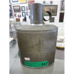 Large 1940's metal canteen