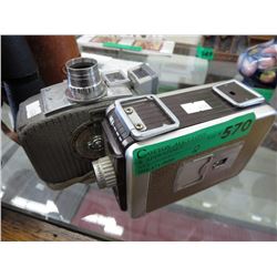 2 Vintage movie cameras