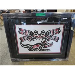 Framed print: "Raven & Wolf" by Ron LaRochelle