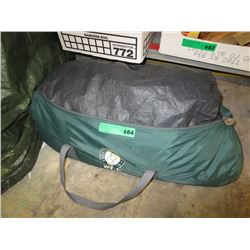 Tent in a bag, used