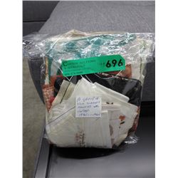Vintage silk scarves, hankies, etc