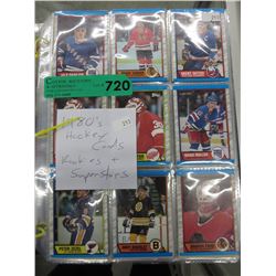1980's Hockey cards - Rookies & Superstars