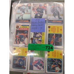 54 Gretzky cards in binder - 1979/80 & up