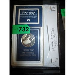 Sterling Silver - Star Trek 30th Anniversary medal