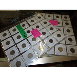 Grouping of Canadian coins 1920's & 1967