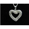 Image 1 : Ladies' .50 CT Diamond Heart Necklace