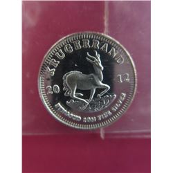 2 x 2012 Silver South African Krugerrand rounds