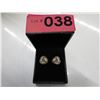 Image 2 : Sterling Silver Diamond & Enamel Earrings