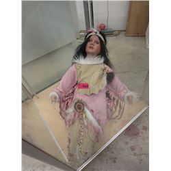 Doll with a porcelain head & legs
