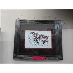 Framed Richard Shorty print "New Life"