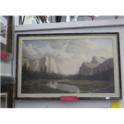Vintage framed print