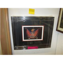 Framed Richard Shorty print "Raven Spirit Dancer"