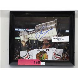 Autographed photo of Jonathan Toews