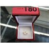 Image 2 : 10KT Yellow Gold - Pearl & Diamond ring