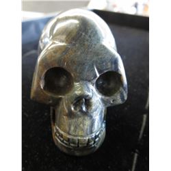1175 CT 3" hand carved Jasper gemstone skull