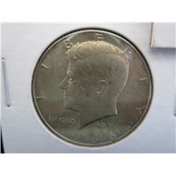 2 x 1966 40% Silver John Kennedy 1/2 dollars
