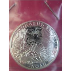 Rare .999 Silver Republic of Armenia 200 Dram coin