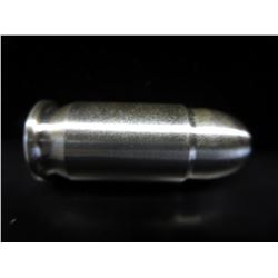 45-caliber Silver bullet. Inert Cartridge