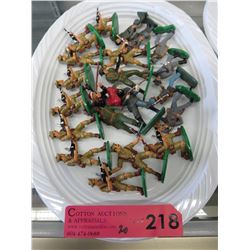 Hand painted die cast figurines - 20 pcs