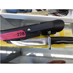 New Buck knife with sheath - 5.5" blade