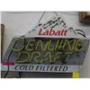 Image 1 : Labatt Genuine Draft Electric Neon Sign