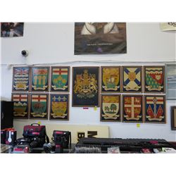 Vintage CDN Armorial Bearings & Provincial Shields