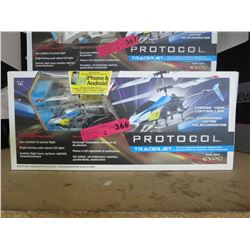 2 R/C helicopters - Tracer Jets